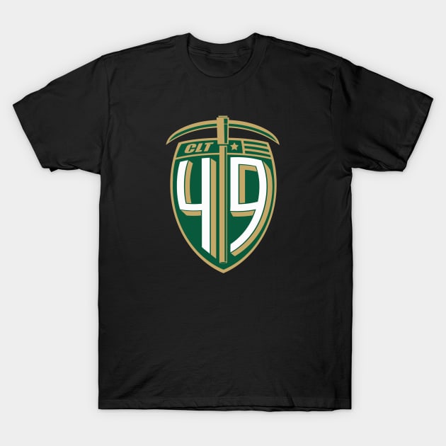 Charlotte 49ers shield T-Shirt by ThePunkPanther